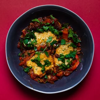 Shakshuka com Pão Ázimo